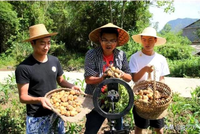 为家乡卖土豆，江汉大学三年级学生，开通直播来“带货”